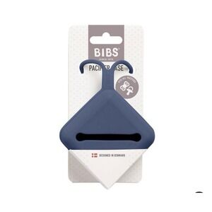 BIBS Silicone Premium Pacifier Case - Fits All Pacifiers-BPA Free - Blue